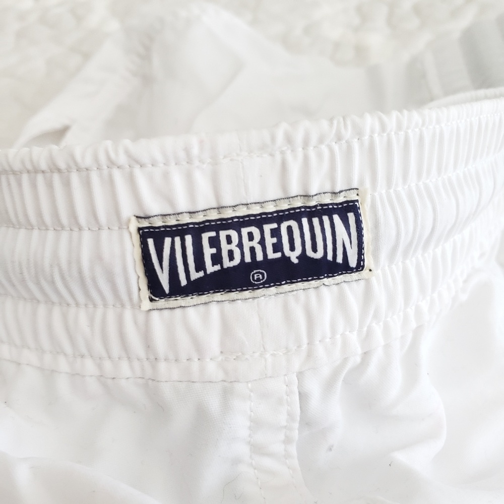 VILEBREQUIN white drawstring swim cover up shorts - Picture 4 of 7